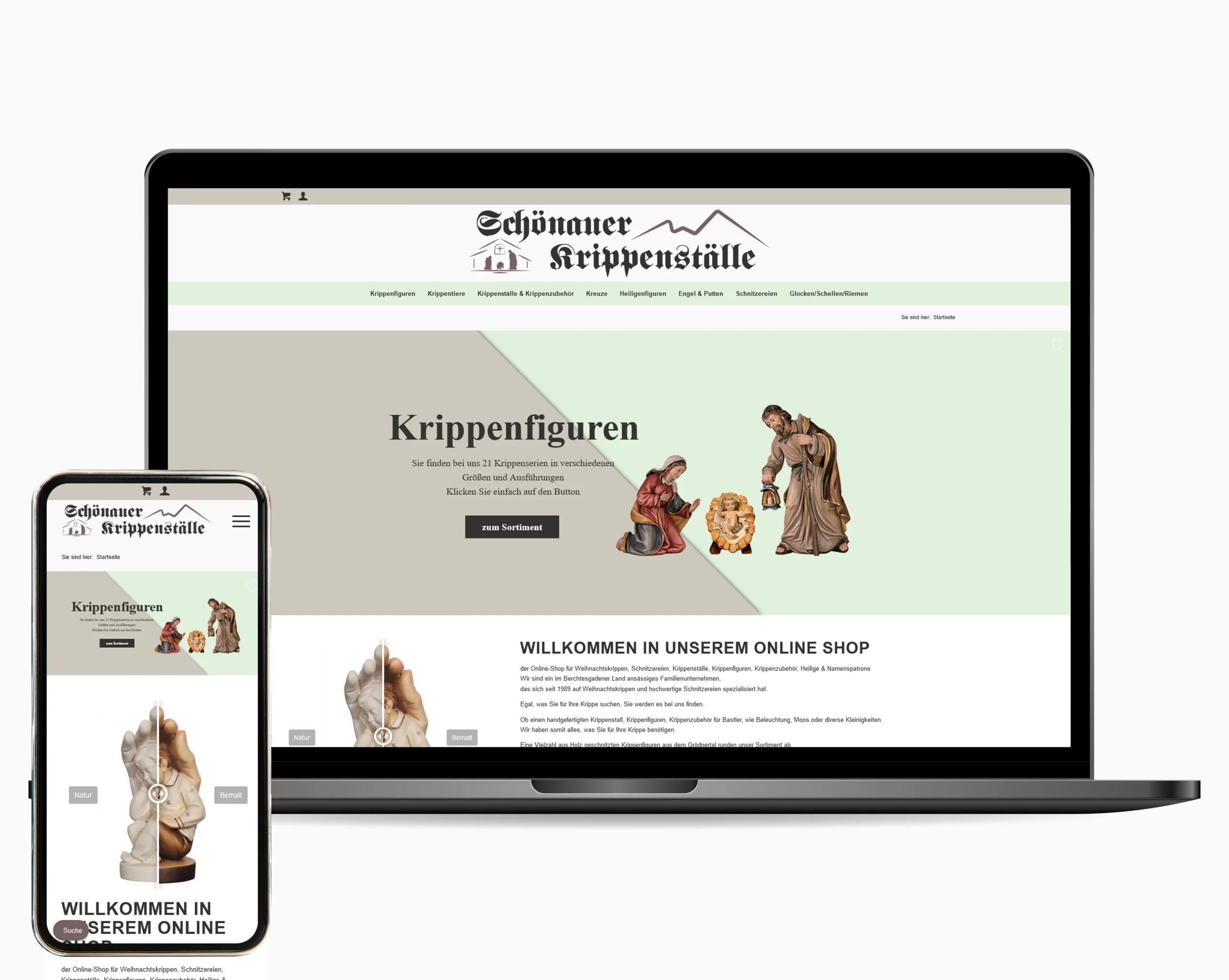 Schönauer Krippenstätte Website