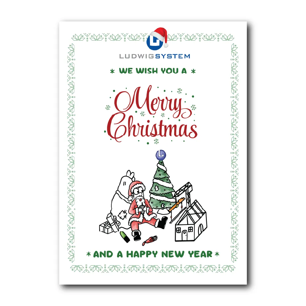 Ludwig System Weihnachtskarte